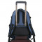 Рюкзак мужской с манжетой для крепления на багажной ручке 34*46*27 см. синий B2201657