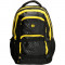Рюкзак мужской с отделением для ноутбука Голландия 32*46*24 см. черно-желтый B2201667