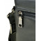 Сумка мужская планшет из натуральной мягкой кожи 21*24*6 см. черная B300741