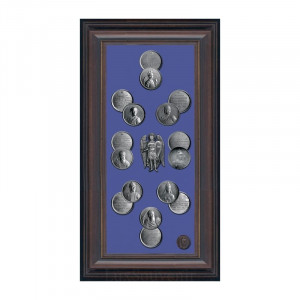 Сувенирное панно с медалями 24*46 см. B510051