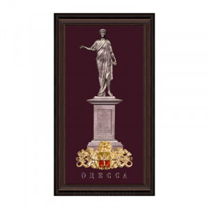 Сувенирное панно Памятник де Ришелье 49*38 см. B510119