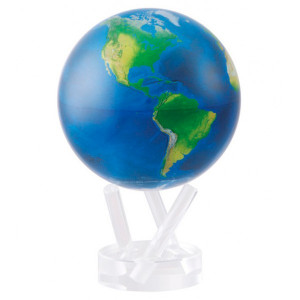 Глобус левітуючий Вид із космосу США 11,4 см. B4100128