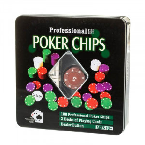 Набор для покера 20*20*5 см. B030722