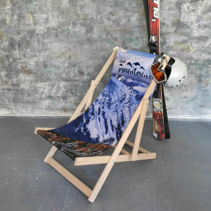 Шезлонг крісло дерев'яний складаний 110*60 см. B1241244