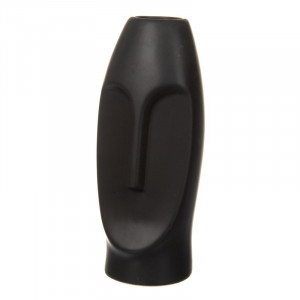 Керамическая ваза 10*9,5*25 см. черная B030751