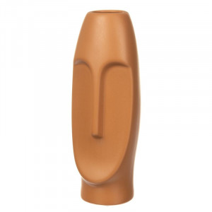Керамічна ваза 11,5*6,5*31 см. коричнева B030763