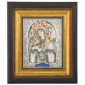 Семистрільна ікона Божої Матері 29*26 см. B510675