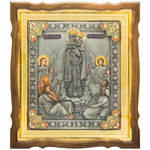 Ікона Богоматір Всіх Скорботних Радість 46*41*9 см. B510678