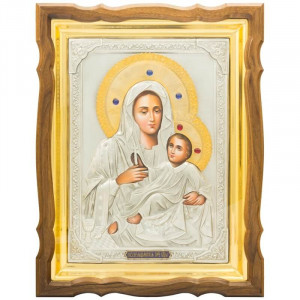 Икона Божией Матери Козельщанская 45х35,5х9 см B510680