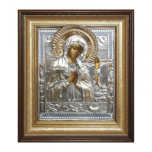 Икона Богоматерь Ахтырская с золотым венцом 53х45 см. B510686 дорогой подарок