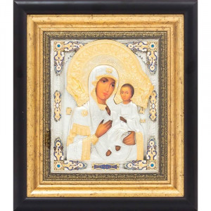 Іверська ікона Божої Матері 25,5х22,5х4,3 см B510732 подарунок віруючій людині