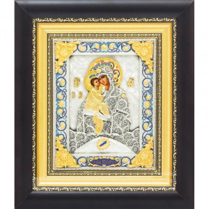 Ікона Богоматір Почаївська 29х25х4,3 см. B510769 подарунок на хрестини