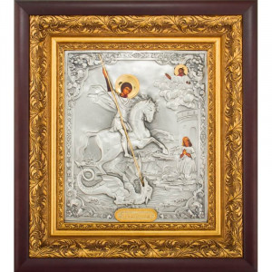 Ікона Георгій Побідоносець 47х35 см. B510914 дорогий подарунок чоловікові