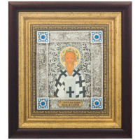 Икона Георгий Исповедник 33,5х30,5х4,2 см. B510996 дорогой подарок верующему человеку