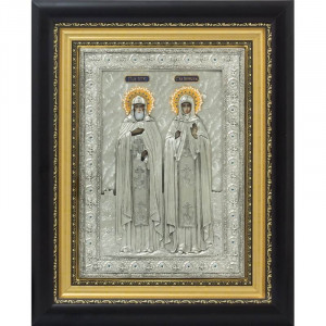 Икона Святые Петр и Феврония 36*29*4,3 см. B5101030