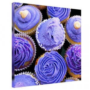 Картина на холсте Фиолетовые кексы 65*65*2 см. B1241859