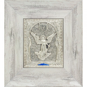 Серебряная икона Ангел хранитель 20*18*2,2 см. B5101154