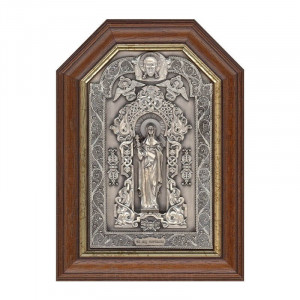 Срібна ікона Свята Світлана 19*14,5 см. B5101165