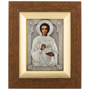 Икона Святой великомученик и целитель Пантелеймон 14*11 см. B5101188