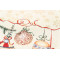 Водоотталкивающая скатерть гобеленовая новогодняя с люрексом и тефлоновой пропиткой Испания 140×140 см. B131140
