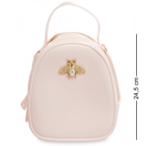 Жіночий рюкзак силіконовий міський 24,5 см. рожевий B600192