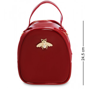 Жіночий рюкзак силіконовий міський 24,5 см. червоний B600193