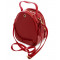 Жіночий рюкзак силіконовий міський 24,5 см. червоний B600193