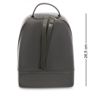 Жіночий рюкзак силіконовий міський 26,5 см. сірий B600198