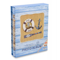 Фотоальбом подарочный на 200 фотографий Морские приключения 29*5*22,5 см. B600233