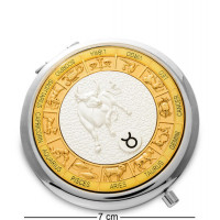 Зеркало косметическое "Телец" карманное 7*1 см. B600383