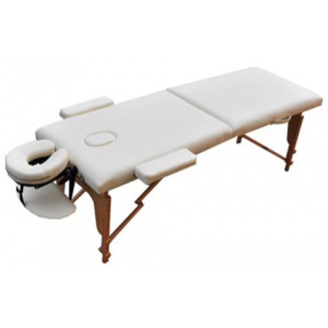 Масажний стіл складаний двосекційний розмір L 195*70 см. бежевий Німеччина B133064
