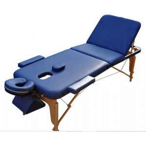 Масажний стіл складний з регулюванням висоти розмір L 195*70 см. синій Німеччина B133074