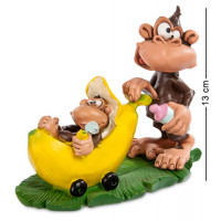Фигурка Обезьяна с детенышем Муси-пуси 15,5*7*13 см. B600710