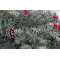 Гірлянда новорічна 2,7 м. зі штучної хвої зелена з шишками та ягодами B590897