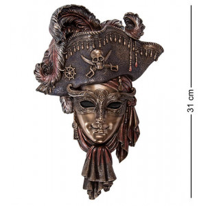 Венеціанська маска Пірат 20,5*7,5*31 см. B600846