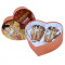 Фарфоровий набір кухлів 350 мл. 2 шт. у подарунковій коробці у формі серця Г. Клімт Адель Австралія B550899