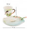 Фарфоровый чайный набор 3 предмета чашка 150 мл. блюдце и ложка Лошадь B6001075