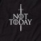 Свитшот унисекс GoT Not today черный B132064