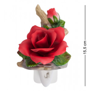 Керамічний світильник нічник Роза 9*11,5*15,5 см. B6001314