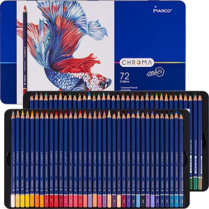 Набір кольорових олівців 72 шт. Marco B200091