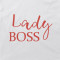 Футболка женская Lady Boss белая B132221