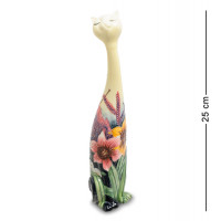 Статуэтка фарфоровая Кошка 6*5*25 см. B6002249