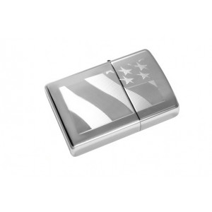 Зажигалка Zippo 21068 Old Glory серебристая B670159