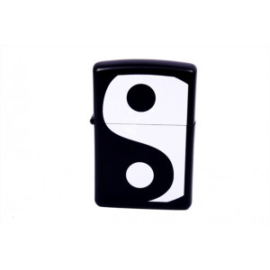 Зажигалка Zippo 24472 Black Matte Ying Yang черно-белая B670176