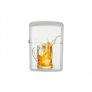 Зажигалка Zippo 28293 Beer серебристая с рисунком B670191