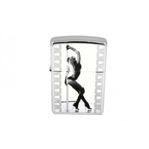 Запальничка Zippo 28448 Pole Dancer срібляста з малюнком B670199