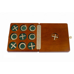 Игра Крестики нолики 12х13 см в деревянном кейсе B670251