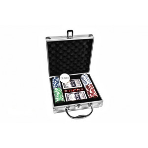 Набор для Покера 20,5х20,5х6,5 см в алюминиевом кейсе B670265