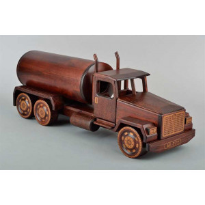 Минибар грузовик 48x16x18 см деревянный B090046