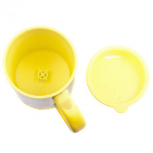 Чашка мішалка з вентилятором 350 мл жовта B105116